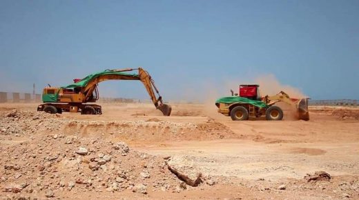 الداخلة.. الخطاط ينجا يعطي انطلاقة أشغال بناء المصحة الدولية بالداخلة