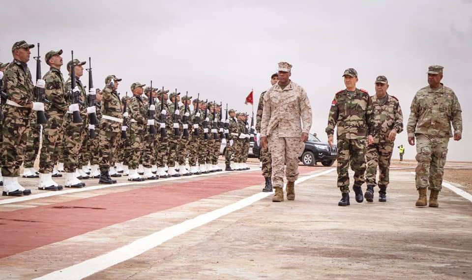 اختتام مناورات الأسد الافريقي بطانطان